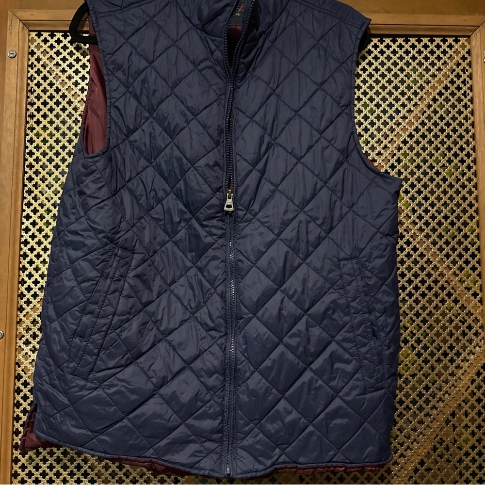 Men's Navy Weatherproof vest in Navy